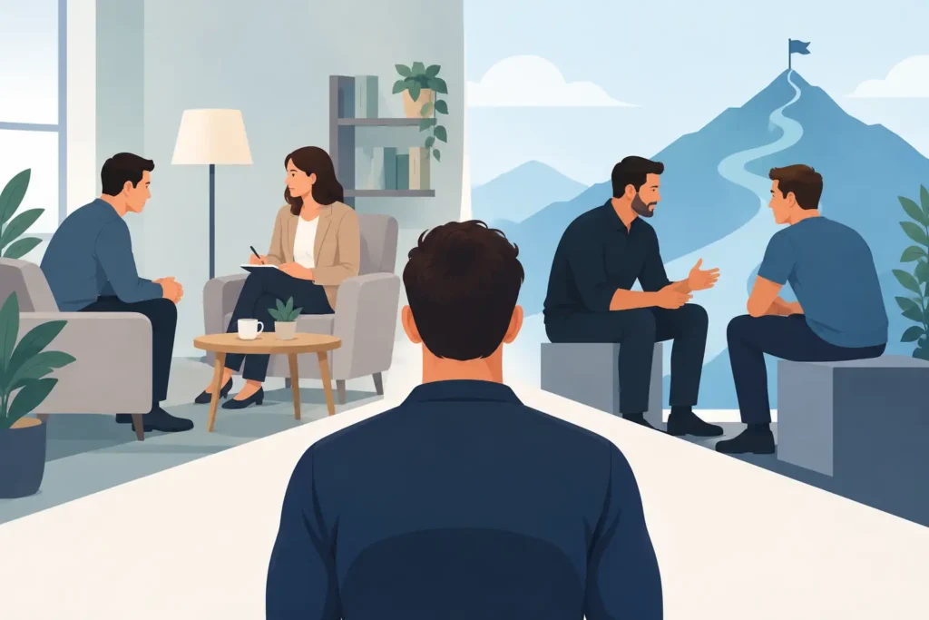 Therapy vs Coaching for Men: Which Is Right?